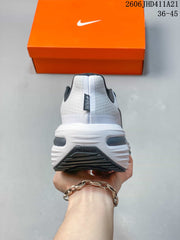 Nike Air Zoom Winflo 12 Running Shoes, White and Black