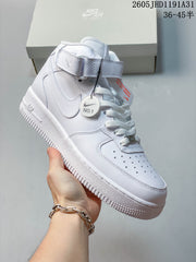 Nike Air Force 1 High-Top Sneakers, White