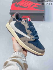 Nike Air Jordan 1 Low Travis Scott Style Sneakers