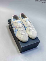 Onitsuka Tiger Mexico 66 Deluxe Sneakers in Cream and Blue