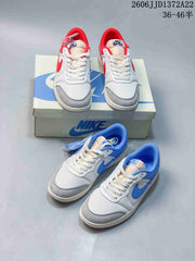 Nike Air Jordan Skyline Low-Top Sneakers, White and Red, JD1372A22