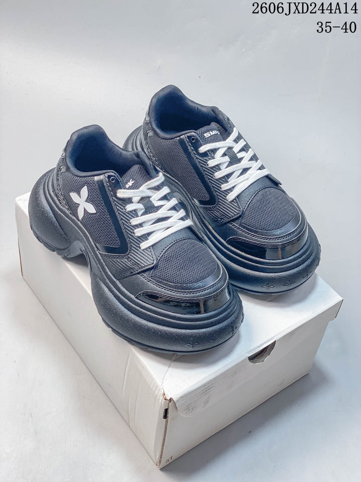 SMFK 06JXD244A14 Women's Dark Navy Running Sneakers