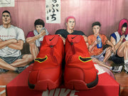 Nike Air Flightposite Basketball Shoes Red Black