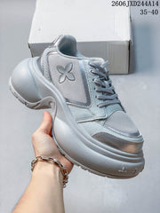 SMFK Women’s Retro Sneakers White 06JXD244A14