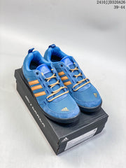 adidas Daroga Plus Canvas Shoes Blue Hiking Sneakers