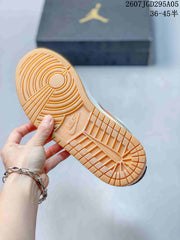 Jordan Air Jordan 1 Low Cream Brown Orange Sneakers