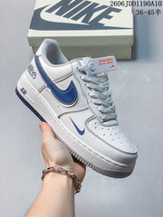 Nike Air Force 1 '07 Low White and Blue Sneakers