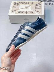 Adidas Originals Tokyo Low-Top Sneakers in Navy and Silver