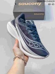 Saucony Endorphin Pro 5 Running Shoes, Navy and White