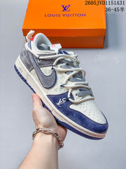 Nike SB Dunk Low Louis Vuitton-Style Sneakers