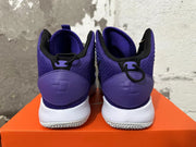 Nike Hyperdunk X High Basketball Shoes, Purple and White