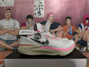 Nike LeBron Basketball Shoes White Pink Black