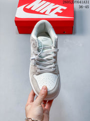 Nike SB Dunk Low Sneakers White and Grey IB4417-105