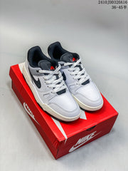 Nike Full Force Low Sneakers in White and Black