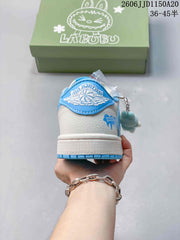 Jordan Air Jordan 1 Low Labubu Graphic Sneakers, Blue and White