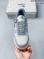 Nike Air Force 1 Low North Face Blue Gray Sneakers