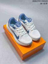 Nike ZoomX Running Shoes, White and Blue