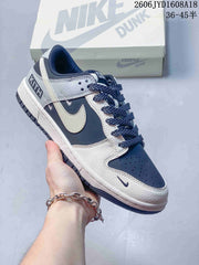 Nike SB Dunk Low Supreme Kith Navy and Grey Sneakers