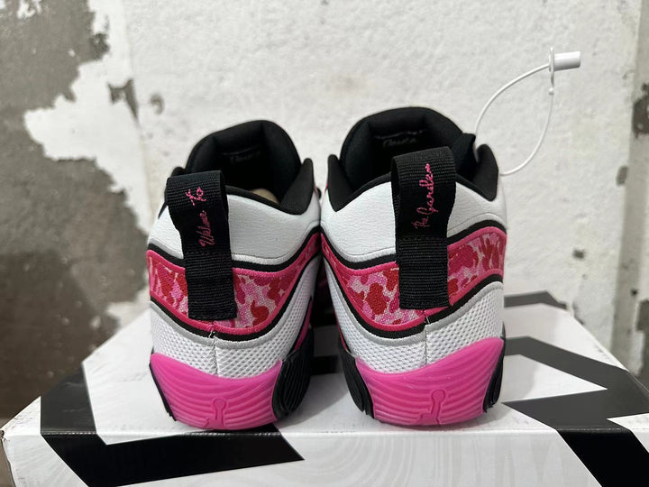 Jordan Basketball Sneakers Black White Pink