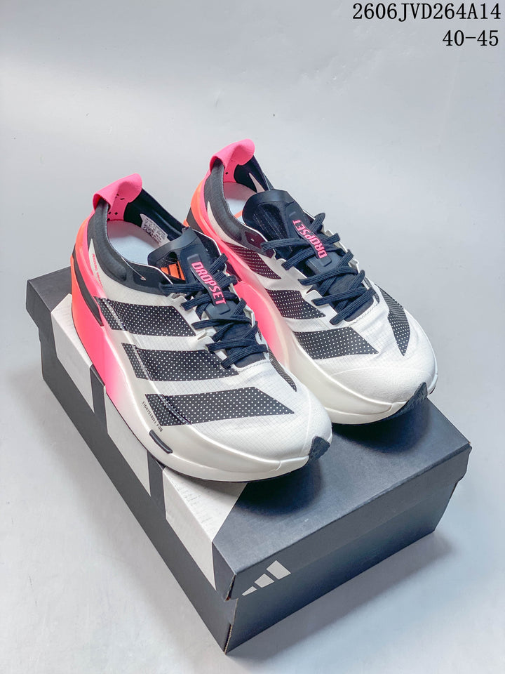 Adidas Adizero Dropset Elite Running Training Shoes, White