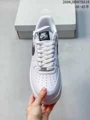 Nike Air Force 1 Low White and Black Sneakers