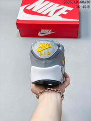 Nike Air Max 90 Sneakers in Grey and Yellow