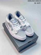 Jordan Legacy 312 Low-Top Sneakers in White and Grey