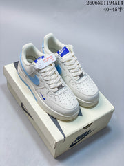Nike Air Force 1 '07 Low White Contrast Swoosh Sneakers