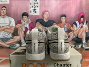Nike Book 1 Gray Snakeskin-Pattern Sneakers