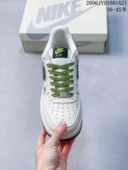 Nike Air Force 1 '07 Low White Navy Volt Sneakers
