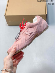 Miu Miu x New Balance 530SL Pink Suede Sneakers