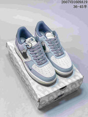 Nike Air Force 1 Low North Face Blue Gray Sneakers