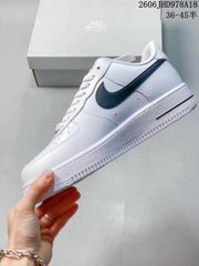 Nike Air Force 1 Low White and Black Sneakers