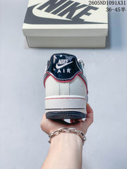 Nike Air Force 1 ’07 Low Sneakers White Navy Red