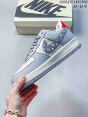 Nike Air Force 1 '07 Low Sneakers in Gray and White