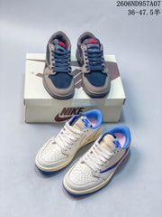 Jordan Travis Scott Air Jordan 1 Low OG Velvet Brown Sneakers
