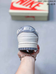 Nike SB Dunk Low Off-White and Gray Sneakers 2607JDD1156A16