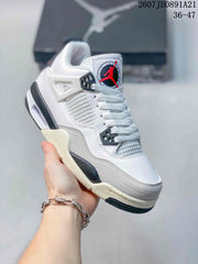 Nike Air Jordan 4 Retro Sneakers White Black Red IM4002-100