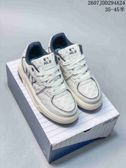 MLB Chunky Liner MID Sneakers White and Lavender