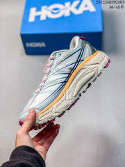 HOKA Mafate Speed 2 Trail Running Shoes Blue Pink