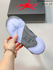 Nike Air Jordan 5 Retro High Sneakers in Gray and Blue