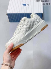 MLB Chunky Classic Embroidered Monogram Sneakers, Ivory