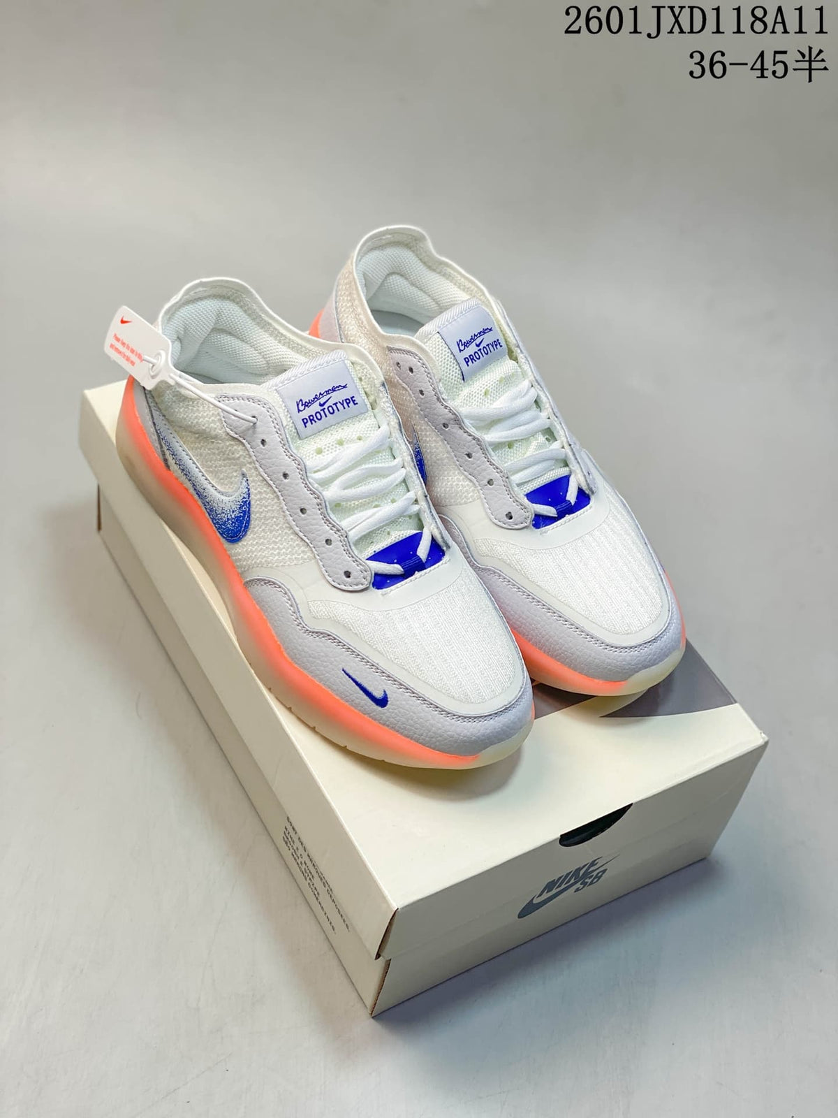 Nike SB PS8 Sneakers White Blue Orange FV8493-20