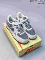 Nike Air Force 1 '07 Low Sneakers White and Gray