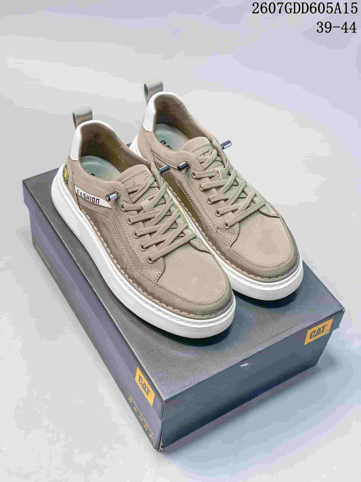 CAT 2607GDD605A15 Casual Sneakers in Taupe and Charcoal