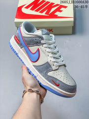 Nike SB Dunk Low White Multicolor Low-Top Sneakers