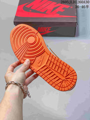 Jordan Air Jordan 1 Low Sneakers, Orange, White & Charcoal, CZ0790-005