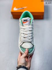 Nike Blazer Low '77 Jumbo Sneakers White Green