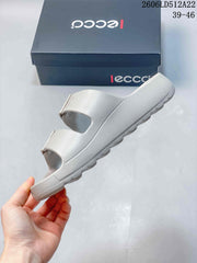 ECCO Two-Strap Sandals in Light Gray 06LD512A22
