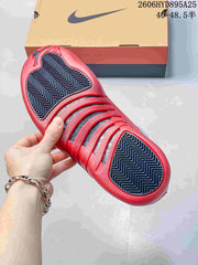 Jordan Air Jordan 12 High-Top Sneakers Black and Red